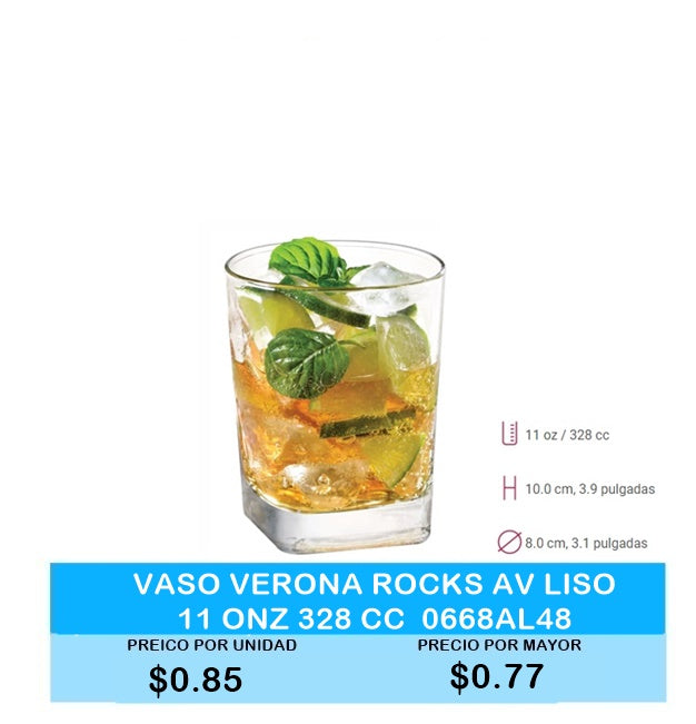 VASO VERONA ROCKS WHISKY 0668AL48