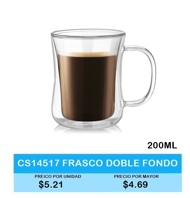 FRASCO DOBLE FONDO 200ML