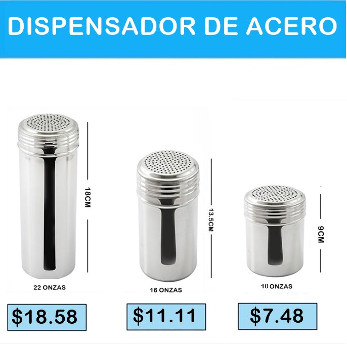 Dispensador de acero