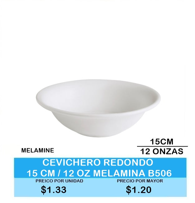 CEVICHERO REDONDO 15CM 12ONZAS