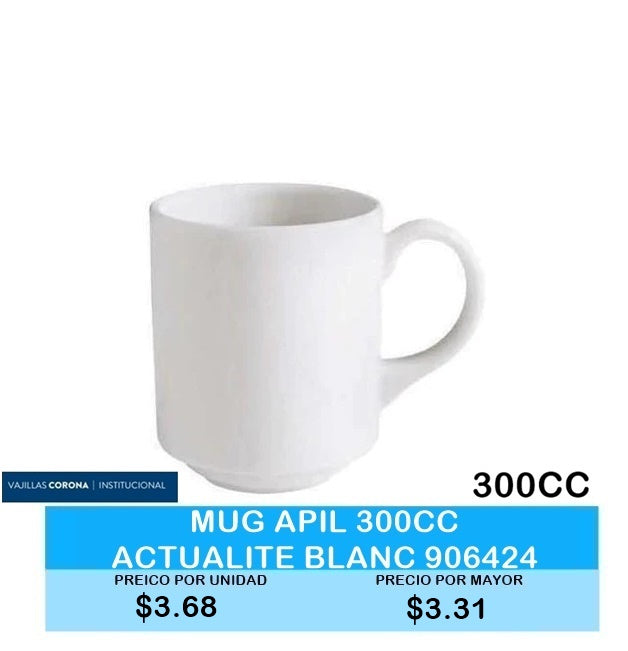 MUG APIL ACTUALITE BLANCO 300 CC
