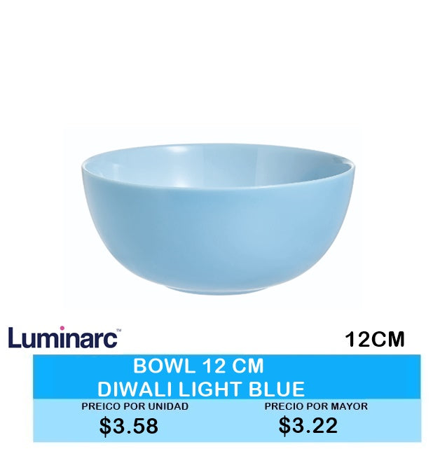 BOWL 12CM DIWALI LIGHT BLUE