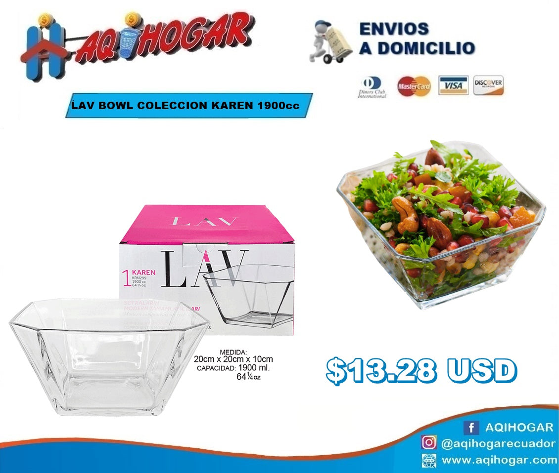 LAV BOWL COLECCION KAREN 1900 CC