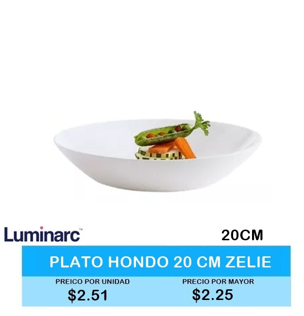 PLATO HONDO 20CM ZELIE