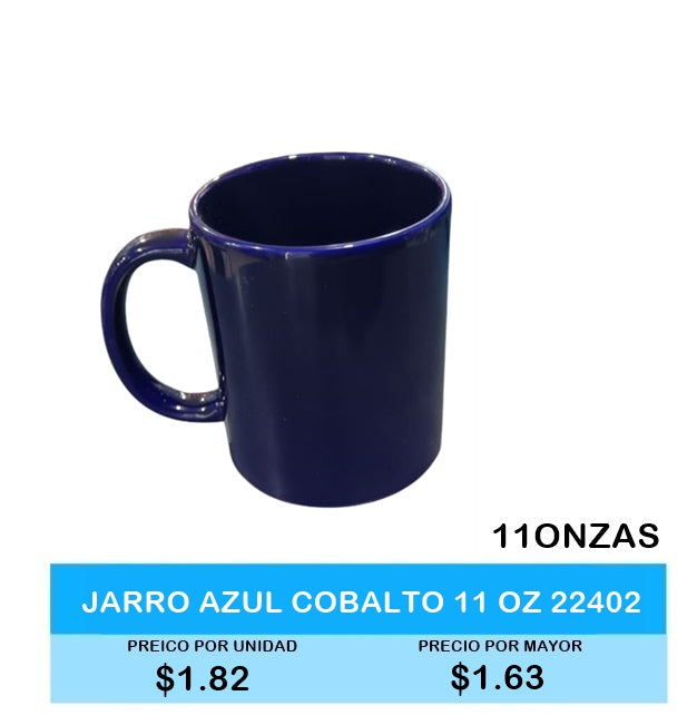 JARRO AZUL COBALTO 11OZ 22402