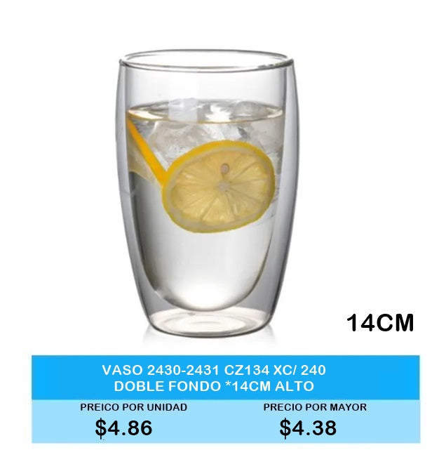 VASO VIDRIO DOBLE FONDO