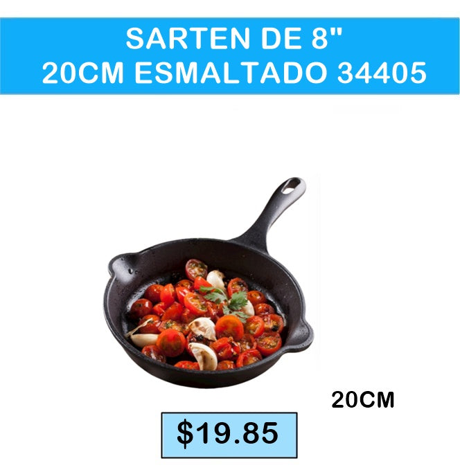 SARTEN DE 8" 20CM ESMALTADO 34405