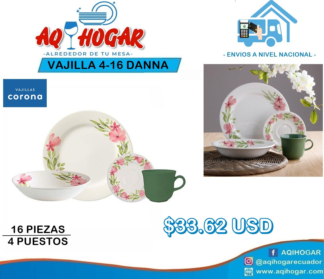 Vajilla 4-16 DANNA