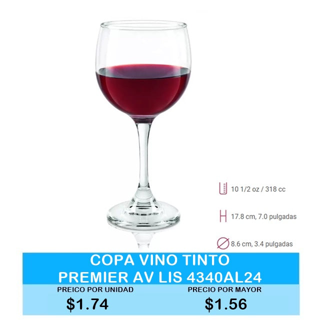 COPA VINO TINTO PREMIER AV LIS 4340AL24