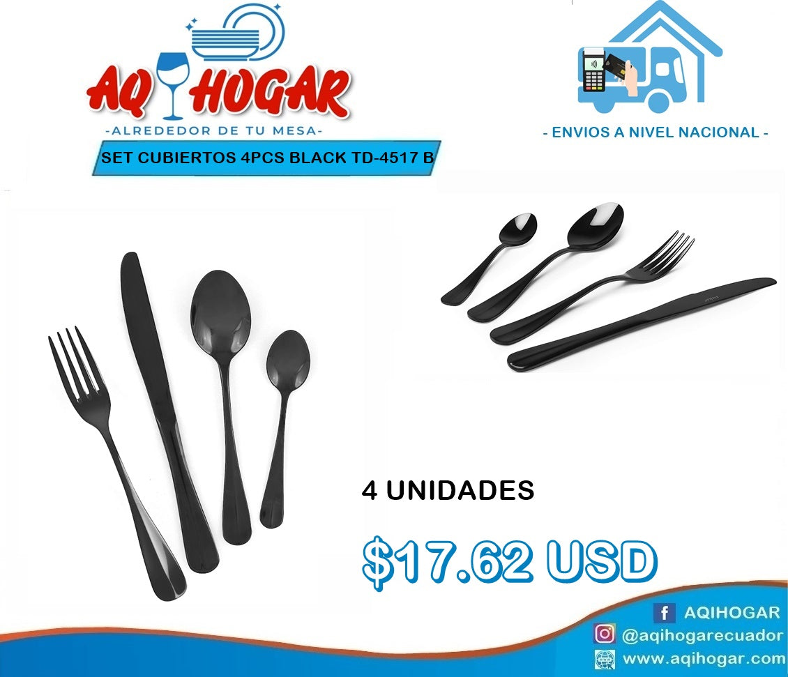 Set Cubiertos 4PCS