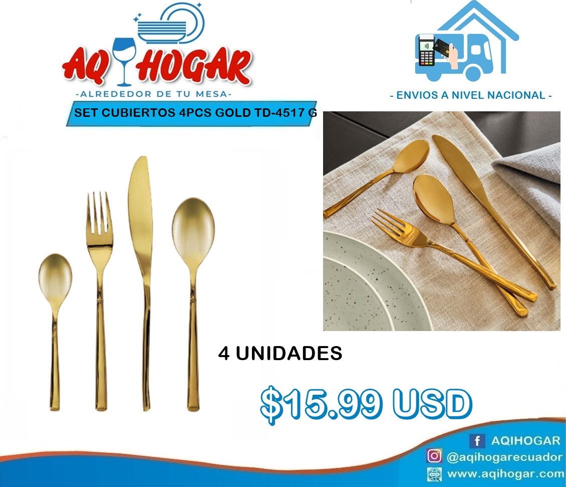 Set Cubiertos 4PCS