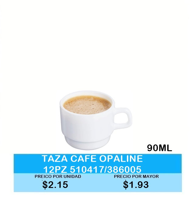 TAZA CAFE OPALINE 90ML