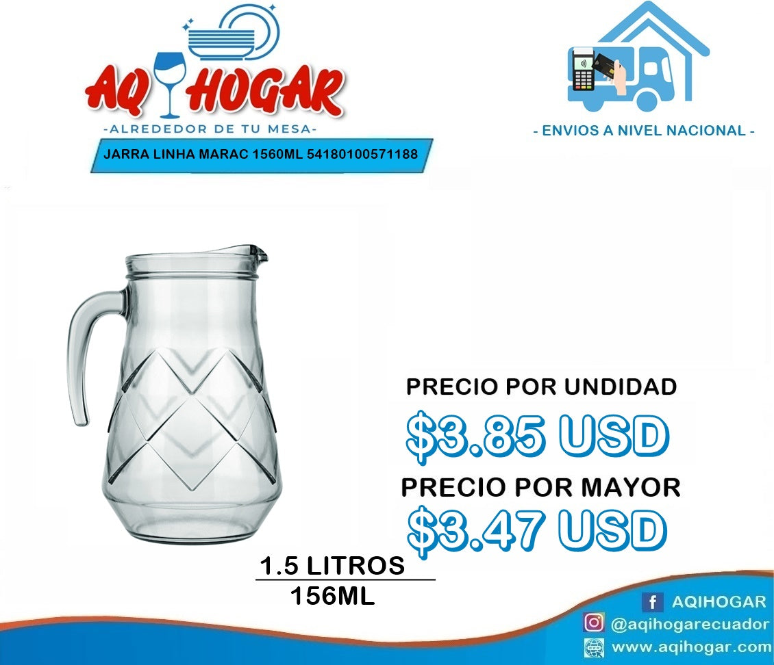 Jarra Linha Marac 1560 ml