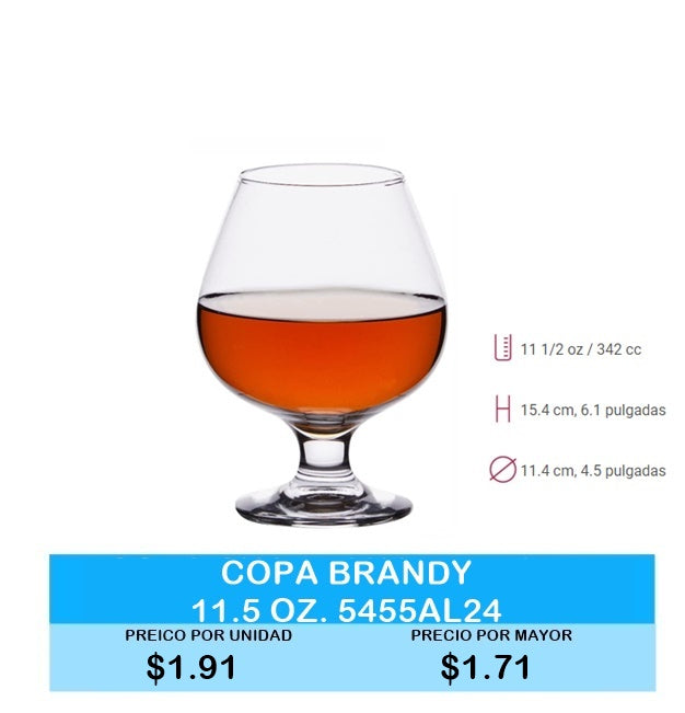 COPA BRANDY 11.5OZ 5454AL24