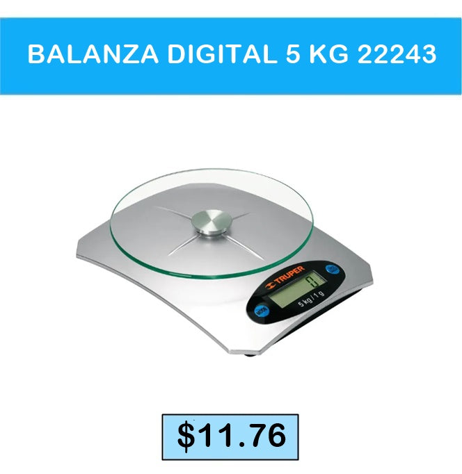 BALANZA DIGITAL 5KG 22243