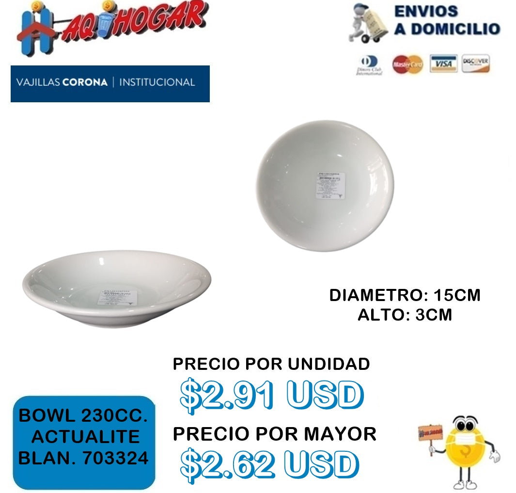 Bowl 230 CC
