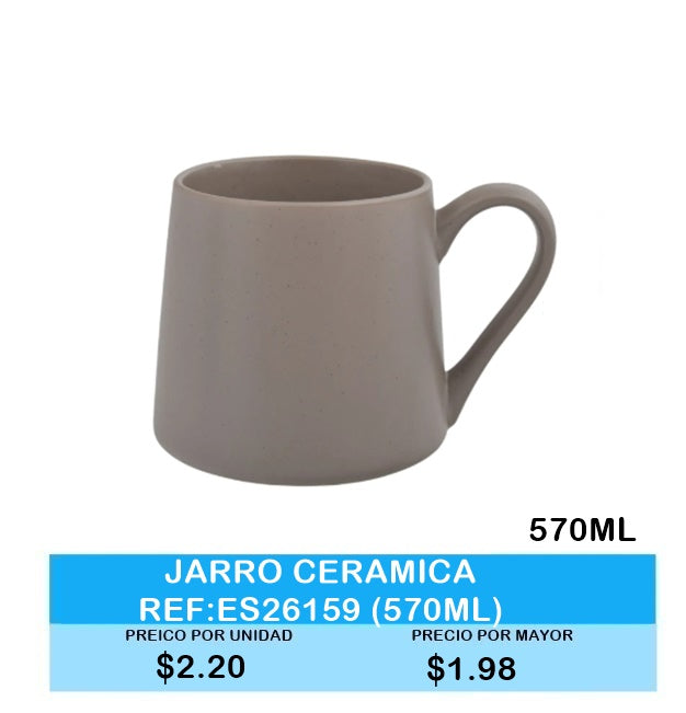JARRO CERAMICA 570ML
