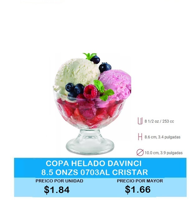 Copa de Helado Davinci