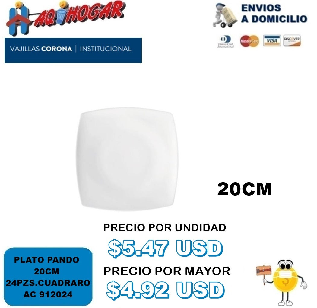 Plato Pando 20 CM