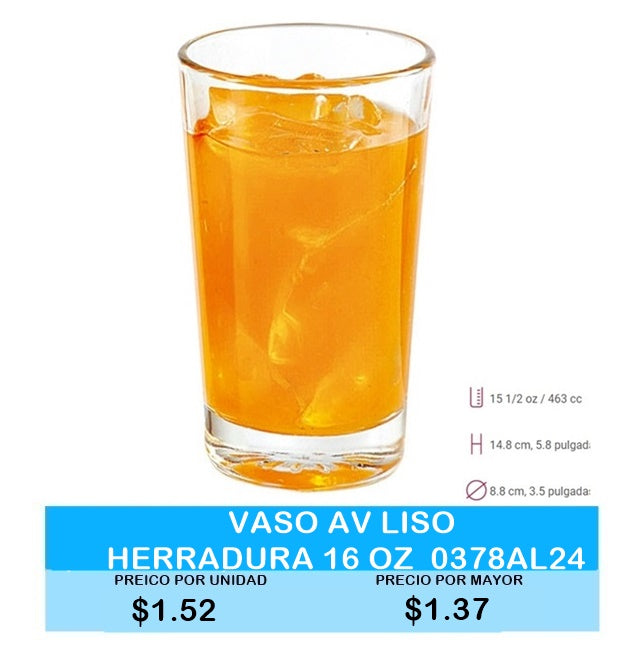 Vaso AV Liso Herradura