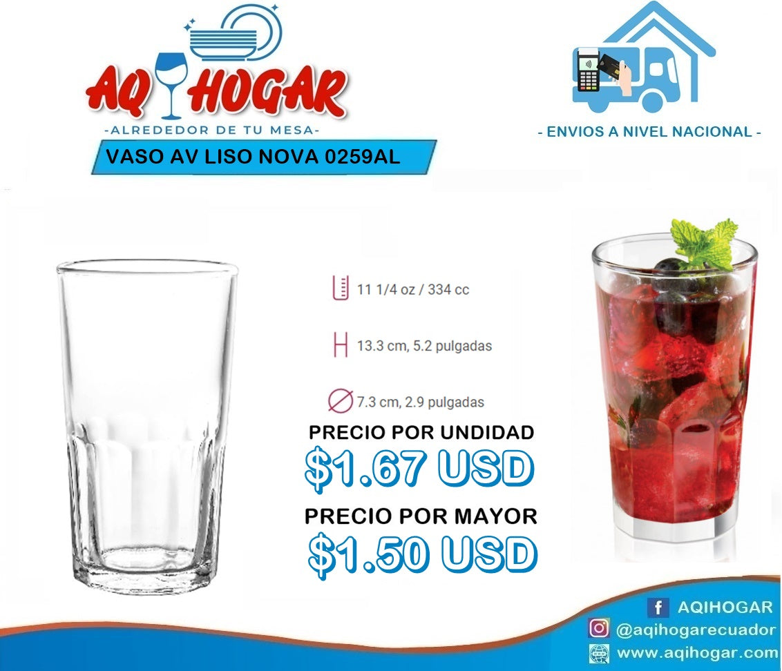 Vaso AV Liso Nova