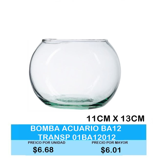 Bomba Acuario BA12 Transparente