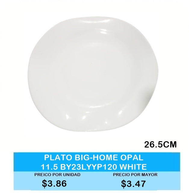 PLATO BIG-HOME OPAL 11.5 BY23LYYP120 WHITE