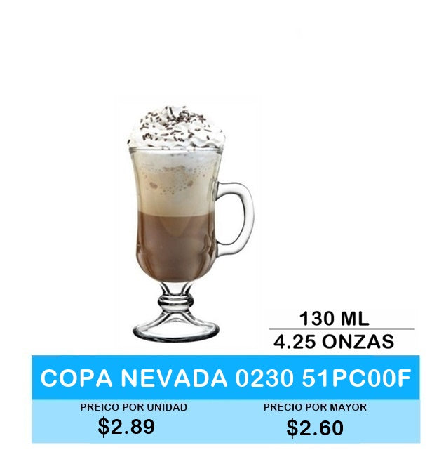 COPA NEVADA 130ML/4.25ONZAS