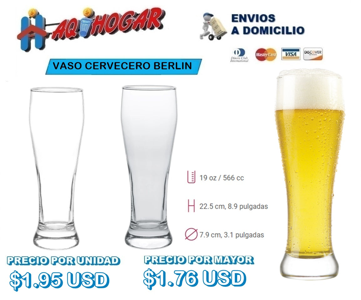 Vaso cervecero berlin l Envios nacionales – e siete company s.a.s.