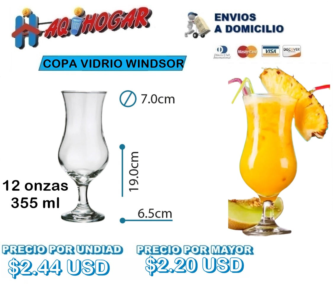 Copa Vidrio Windsor