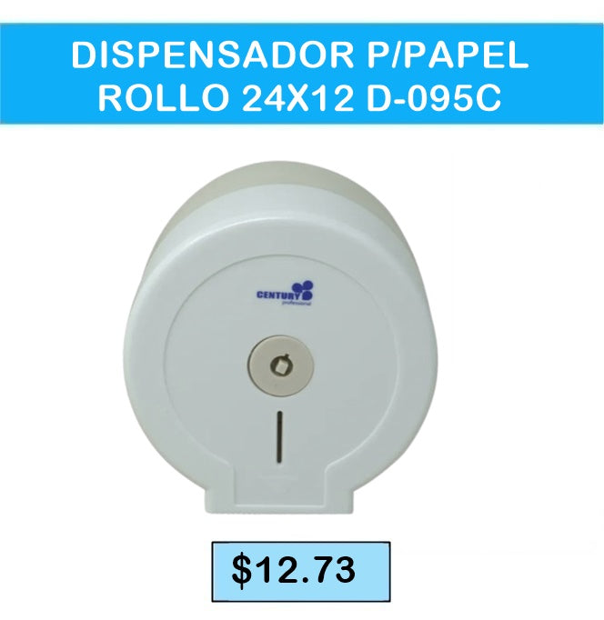 DISPENSADOR PARA PAPEL ROLLO 24 X 12 D 095C