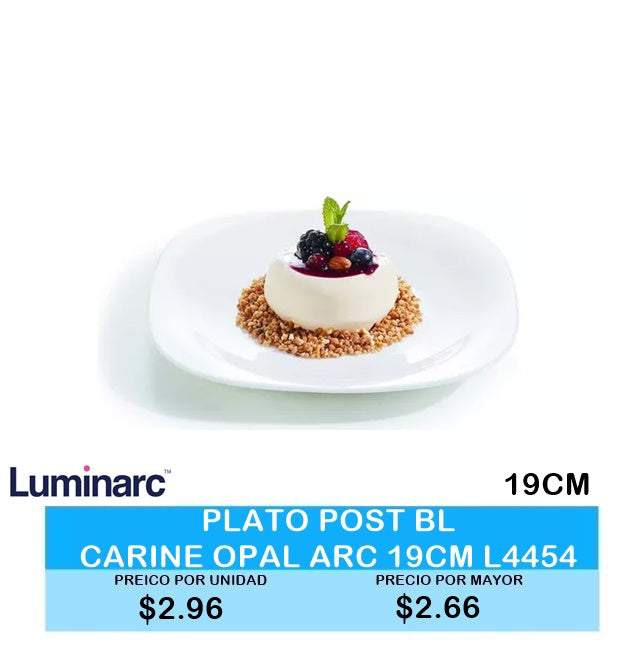 PLATO POSTRE CARINE OPAL ARC