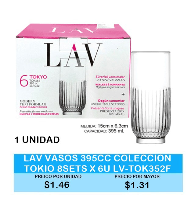VASO 395CC COLECCION TOKIO
