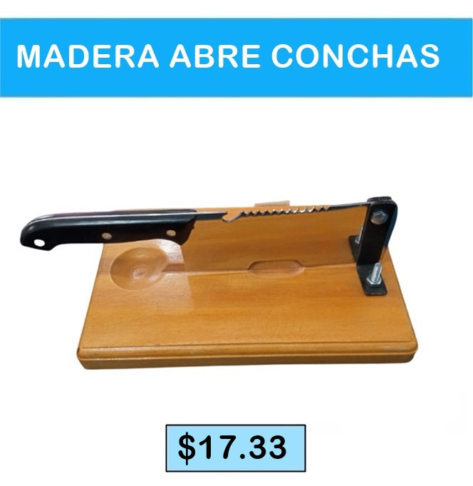 MADERA ABRE CONCHAS