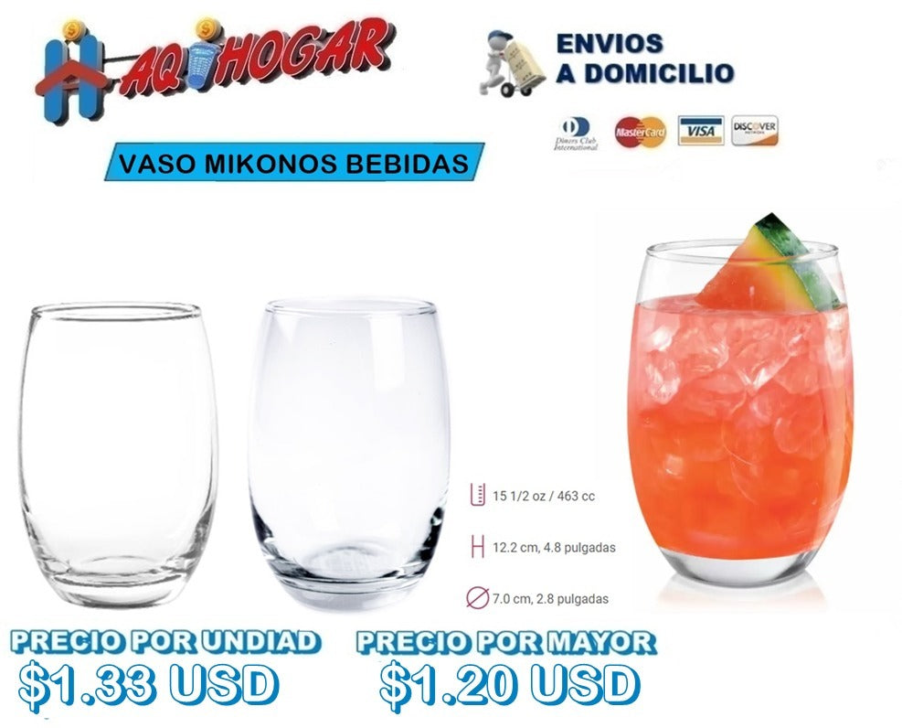 Vaso Mikonos Bebidas