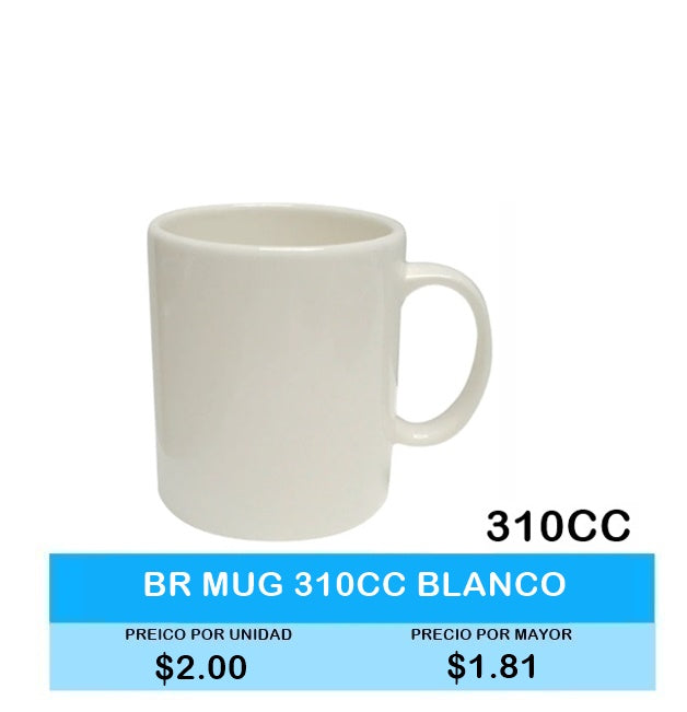 BR MUG 310CC BLANCO