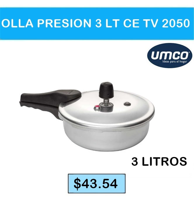 OLLA PRESION 3 LITROS UMCO 2050