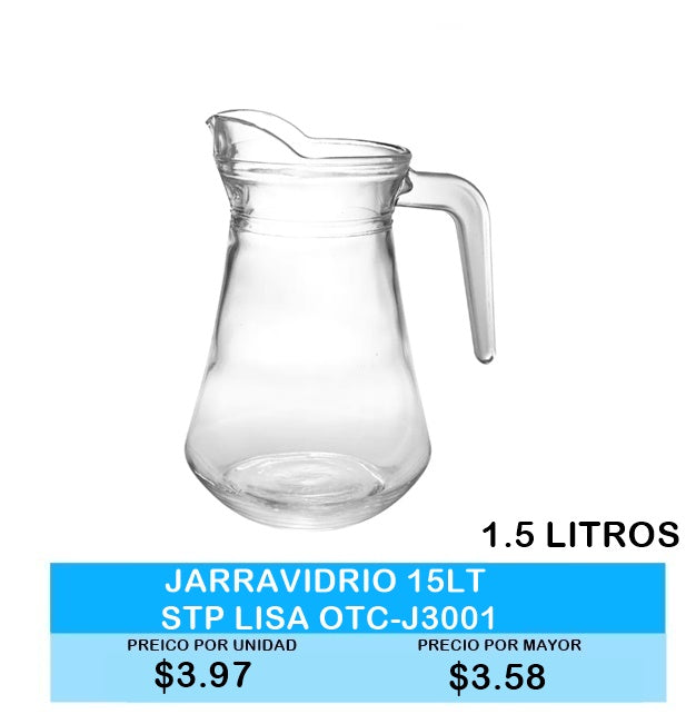 JARRADE VIDRIO 1/5LITROS LISA