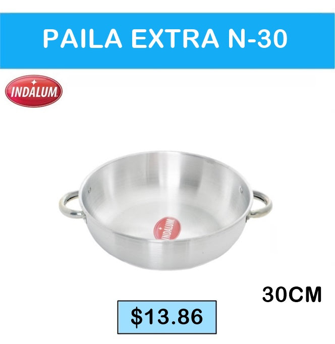 PAILA EXTRA Nº30 30CM INDALUM