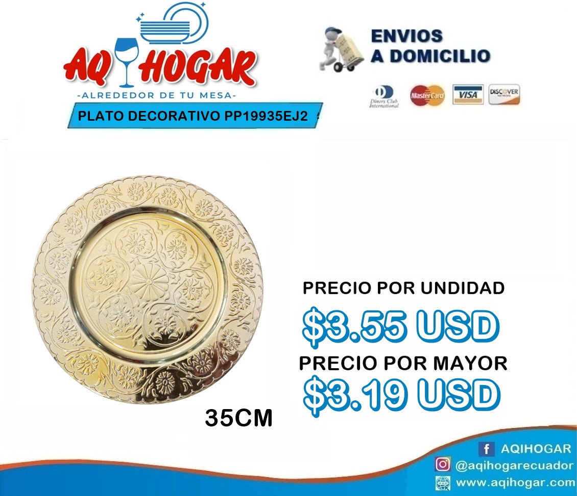 Plato Decorativo PP19935EJ2
