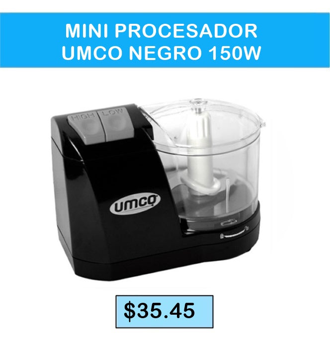 Mini Procesador UMCO Negro 150 W