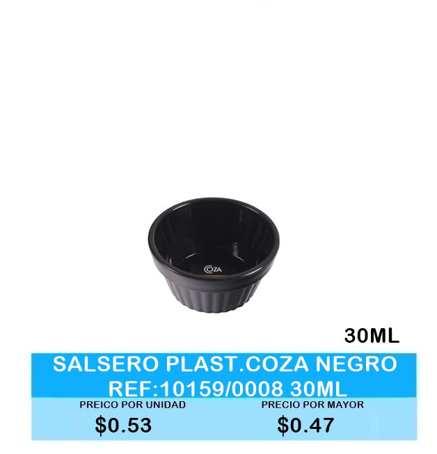 SALSERO PLAST COZA NEGRO REF 10159 30 ML