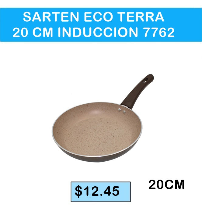 SARTEN ECOLOGICO TERRA 20 CM INDUCCION 7762