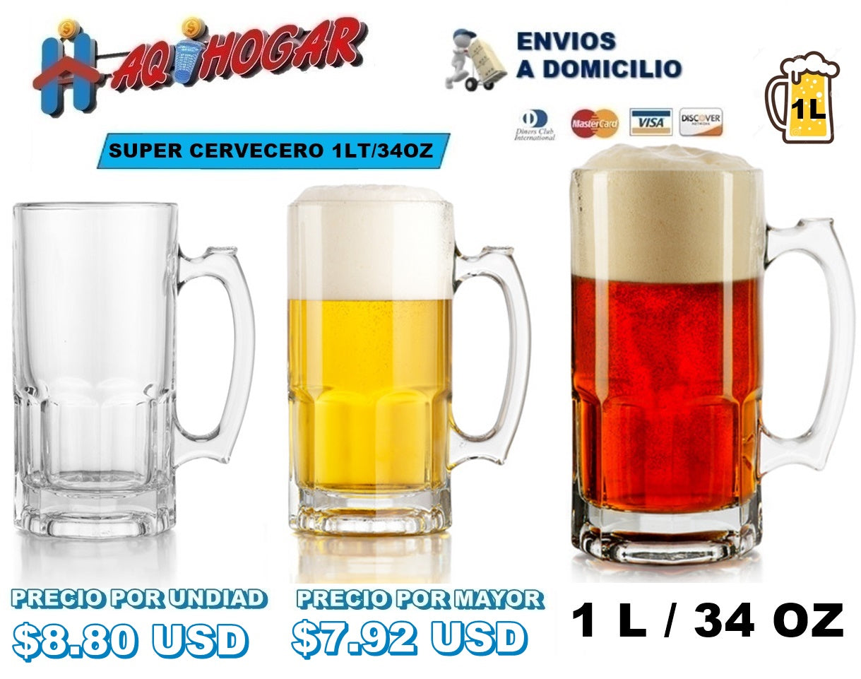 Vaso Super Cervecero 1LT