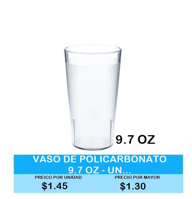 VASO DE POLICARBONATO 9.7 ONZ