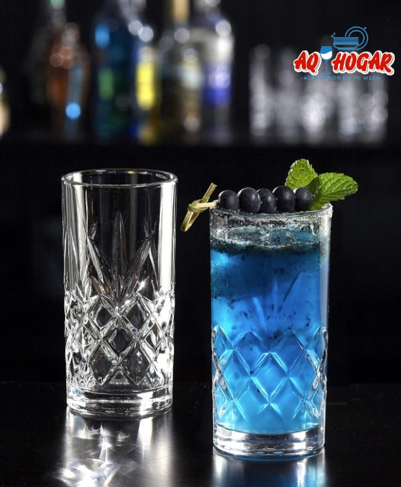 VASO VIDRIO WHISKY X6 PZ. REF:P35812B/6CB (12OZ)