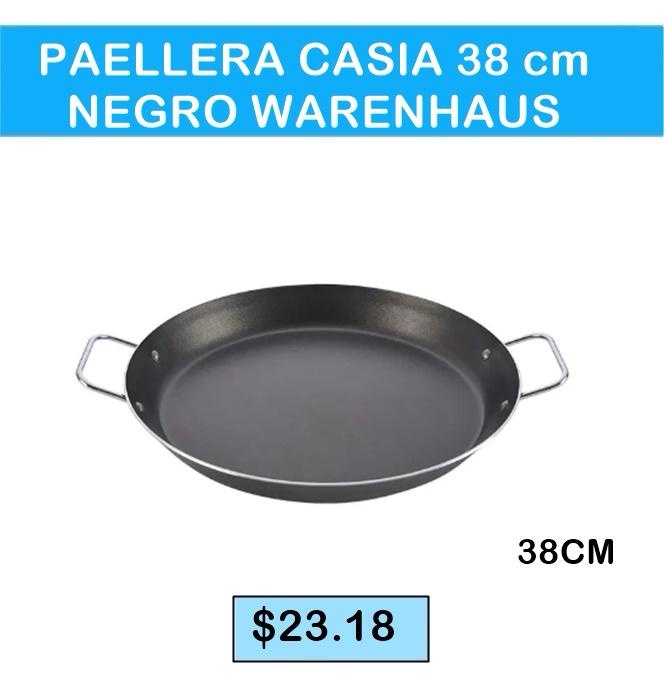 PAELLERA CASIA 38CM NEGRO WARENHAUS