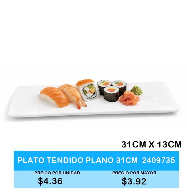 PLATO TENDIDO PLANO 31CM 2409735