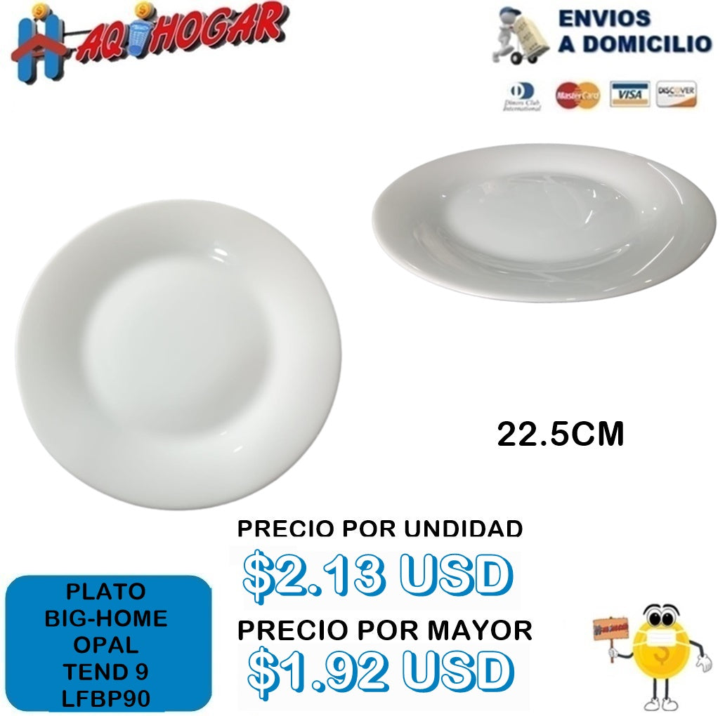 Plato Big-Home Opal Tendido 9