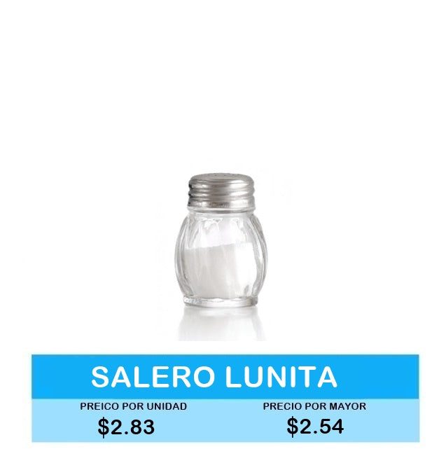 SALERO DE VIDRIO LUNITA